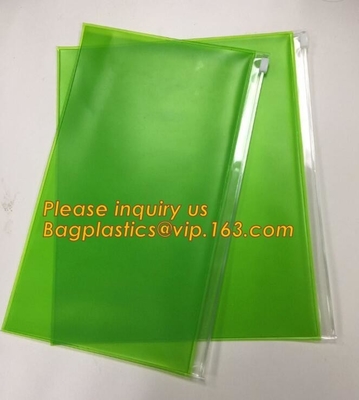 zipper,A4 PVC PP 명백한 지퍼 파일 폴더 문서 가방 백플라스틱스와 인기있는 사무실 움직이지 않는 A4 pvc 문서 가방