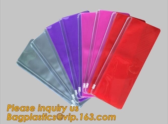 zipper,A4 PVC PP 명백한 지퍼 파일 폴더 문서 가방 백플라스틱스와 인기있는 사무실 움직이지 않는 A4 pvc 문서 가방