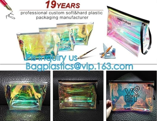 투명한 플라스틱 PVC 슬라이더 백은 지퍼 레세와 봉지, PVC 슬라이더 지퍼 백 플라스틱 백을 패키징하는 에바 지퍼를 서리로 뒤덮었습니다