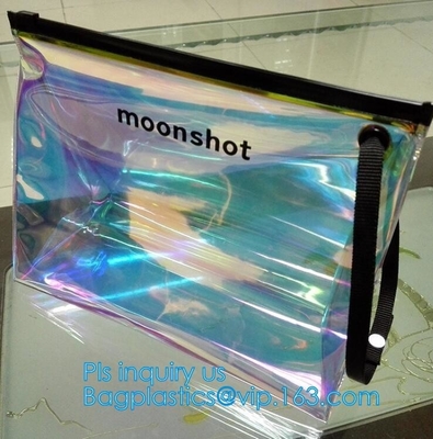 투명한 플라스틱 PVC 슬라이더 백은 지퍼 레세와 봉지, PVC 슬라이더 지퍼 백 플라스틱 백을 패키징하는 에바 지퍼를 서리로 뒤덮었습니다