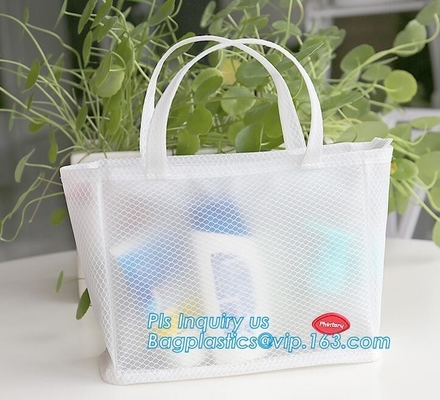 화장용 PVC 메쉬 백, 비닐 pvc 지퍼 덮개 가방 / 작은 메쉬 지퍼 백 / 지퍼 백, 메쉬 화장 솔 창시자 트라프