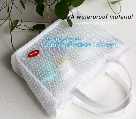 화장용 PVC 메쉬 백, 비닐 pvc 지퍼 덮개 가방 / 작은 메쉬 지퍼 백 / 지퍼 백, 메쉬 화장 솔 창시자 트라프