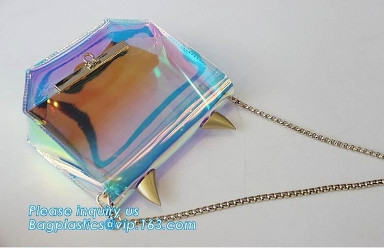 젤리 PVC 물질 사탕색 해변, 여성 어깨에 메는 백, 비치 백 pvc 방수 어깨에 메는 백 작은 워커 여성용 대형 손가방