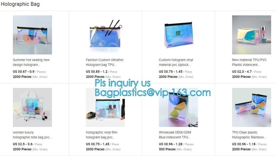 우아한 투명한 핸드백은 지퍼, 비닐 투명한 PVC 어깨에 메는 백을 가진 여성에 대해 운반 PVC 비치 백을 짊어집니다