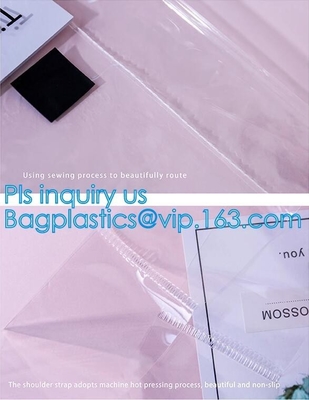공상적 가방 우아한 투명한 PVC 핸드백, 중국에서 만들어진 맞춘 핸드백, 쇼핑 핸드백 PVC 여자들 쇼핑 핸드백