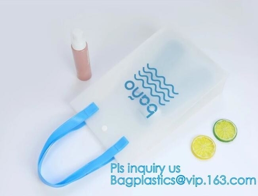 내부 주머니, 주문 제작된 큰 명백한 PVC 여성용 대형 손가방 비치 백, 물 레지스탄과 해변 비난 일괄 운반 어깨에 메는 백