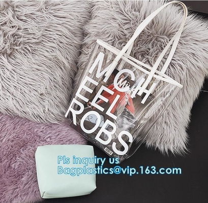 핸드백 창시자 어깨에 메는 백, 미 PVC 해변 여성용 대형 손가방, 작은 화장용 가방과 해변 어깨에 메는 백은 eco 이리데를 구성합니다