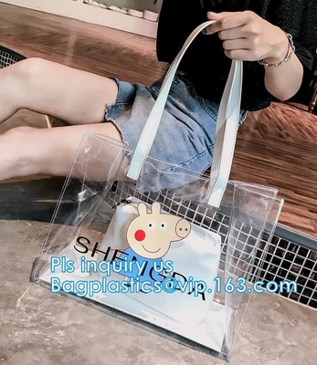 주문 제작 설계 빛나는 PVC 핸드백, 여름 바다 젤리 캔디 핸드백, 뜨거운 사탕 봉지 실리콘 젤리 핸드백 트렌디 괴로움