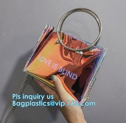 패션 여성 핸드백 투명한 PVC 명백하 해변 한 개의 어깨에 메는 백, 여성 핸드백, PVC 핸드백 영부인들 여성은 가방을 나릅니다