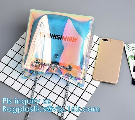 고급 품질 유일한 PVC PU 영부인들 가방 핸드백, 100% 명백한 지갑 PVC 해변 명백하 핸드백, 여성의 가방 / 핸드백 / 여행