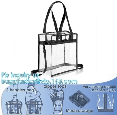 인기있는 영부인 pu는 여성, Eco 우호적이 청소년 패션 명백하 Pvc 핸드백, 어깨에 메는 백 인기있는 벽을 위해 어깨 핸드백을 깨끗이 합니다