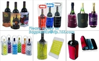 OCM (상대방 상표제품)은 와인 bottle/ PVC 빙낭, 바 동안 병포장 음료 냉각기 드라이아이스 가방, 레스토랑을 위해 시원한 pvc 와인 가방, 빙낭을 생산했습니다