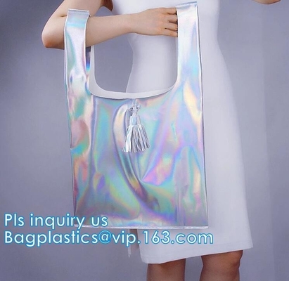 마감 어깨 메신저 투명한 PVC 핸드백, PVC 젤리 여성용 대형 손가방 2 pc 세트 비치 백 캔디 핸드백, Pvc 영부인 우먼