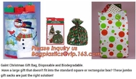맞춘 플라스틱 미생물에 의해 분해된 버릴 수 있는 크리스마스 거대기업 선물 가방