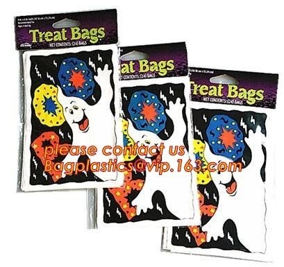 오프 봉지와 헤드에와 플라스틱 할로윈 대접 선물 가방 크리스마스 사탕 Bags,50pcs 할로윈 대접 bag/ PE 봉지 / 선물 가방