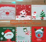 메리 크리스마스 산타 클로스 눈사람 퍼지 선물 셀로판 쿠키 사탕 봉지, 크리스마스 산타 플라스틱 선물 사탕 쿠키는 Ｃ에 찬성합니다