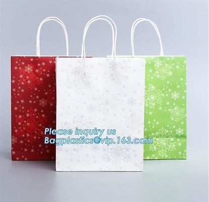 매트 엷은 조각 모양, 바게아세, 패키그와 면 핸들 세관 인쇄된 단순한 캐리어 예술 포장 봉지를 싸는 명품 쇼핑