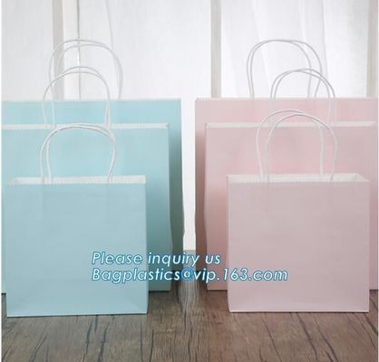 매트 엷은 조각 모양, 바게아세, 패키그와 면 핸들 세관 인쇄된 단순한 캐리어 예술 포장 봉지를 싸는 명품 쇼핑