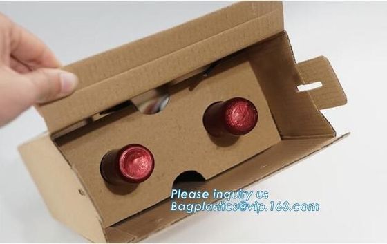 병 백 선물 포도주병은 장식적 포장 봉지에게 금속 핸들을 주며, 트위스트 손으로 와인 포장 대형 지대