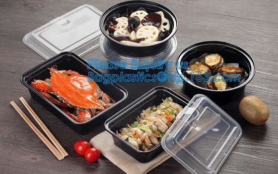 식기류 200 밀리람베르트 옥수수 녹말 플라스틱, 식료품 용기 투명한 탕기를 패키징하는 버릴 수 있는 고급 품질 플라스틱을 깨끗이 합니다