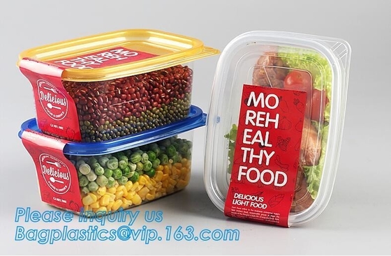 주문 제작된 전자레인지 사용 안전한 Eco 우호적 1250ML 밀폐 용기 음식 진공 신선한 상자, 신선한 Box/ 식료품 용기 / Fr