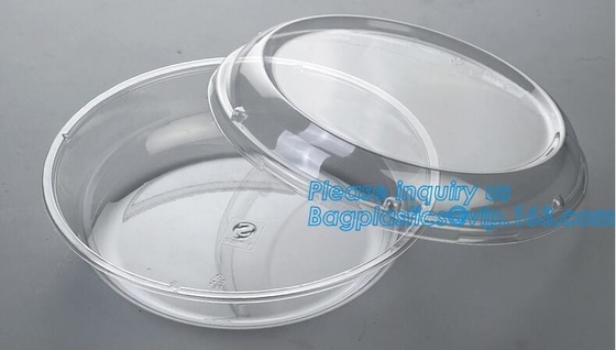 값이 싼 맞춘 식품 등급 명백한 애완 샐러드 그릇 버릴 수 있는 식품 플라스틱 Bowl,460ml 버릴 수 있는 애완 장터국수 샐러드 그릇