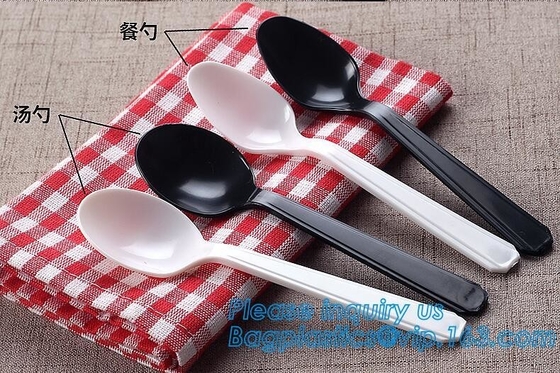 식당과 주방 48 PC 핑크색 플라스틱 칼장수에서 6 &quot; PS 버릴 수 있는 플라스틱 포크 스푼 나이프 서쪽 컬트러리 세트
