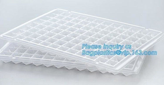 Lid, 각얼음 트레이 컨테이너, Po와 FDA 공인된 실리콘 주형 동반자 얼음 컨테이너 저장 시원한 콩 얼음 트레이 트레이