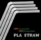 가치없는 PLA 밀짚을 마시는 PLA 밀짚 미생물에 의해 분해된 스트로콘 녹말 100% 미생물에 의해 분해된 비 플라스틱,