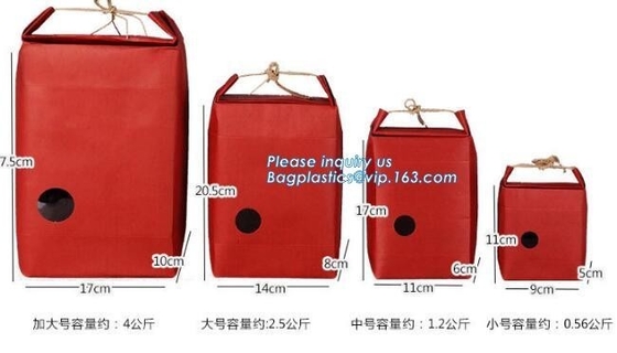 식품 등급 패키징 미생물에 의해 분해된 크라프트 지 궐련지 Bag,1kg 5 킬로그램 식품 등급 쌀은 갈색인 크라프트 지 포장을 패키징합니다