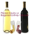 폴드형 와인 백 가지고 다닐 수 있는 재사용할 수 있는 플라스틱 포도주병 팁, 포도주병 pvc 맞춘 패키징 테플론제 백, 보드카, 와인, 정신