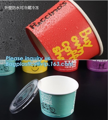 여름 아이스크림 판매점 종이 아이스크림 cup/container,7 온스 아이스크림 종이컵은 중국, 미생물에 의해 분해된 월드컵 아이스크림 Pap에서 했습니다