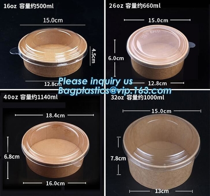 샐러드 컵, 수프 컵, 샐러드 그릇, 탕기, 아이스크림 Cup/4oz 종이 그릇 / 냉동 후식 종이 그릇, 바게아세, 백플라스틱스