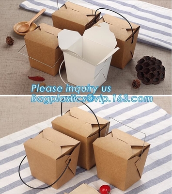 일회용 종이 패키징은 저쪽으로 box_wholesale 패스트 푸드 크라프트 지 box_ 커스텀 로고 인쇄 패스트 푸드 포장을 점심을 낸 데 필요합니다