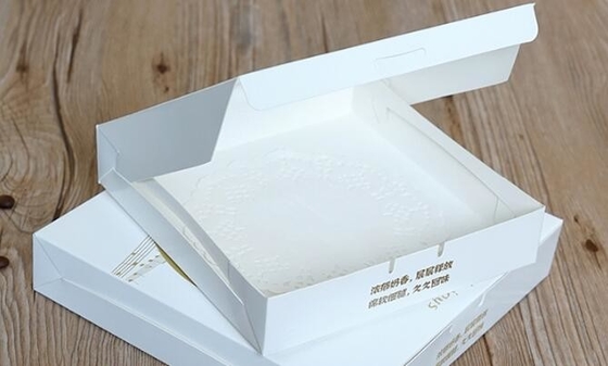 크라프트 지 깨끗한 창 비스킷 / 쿠키 / 케이크 상자, 관습은 공상적 고급 마분지 코트지 케이크 상자를 도매이게 했습니다
