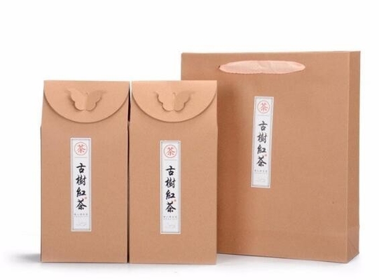 중국은 우호적인 가치 eco와 맞춘 인쇄된 재활용 스퀘어 하부 팁 크라프트 지 커피 / 차 패키지 백을 도매합니다