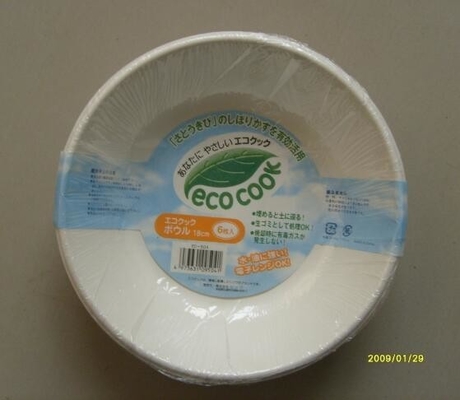 가득 찬 미생물에 의해 분해된 달걀 모양 퇴비성 플라스틱 옥수수 전분 플레이트, ECO 우호적 미생물에 의해 분해된 옥수수 전분 버릴 수 있는 테이블더블유