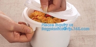 맞춘 인쇄된 버릴 수 있는 PLA 뜨거운 수프 그릇, 크라프트 지 수프 컵, 환경 친화적 버릴 수 있는 식기류 사탕수수 펄프 그릇