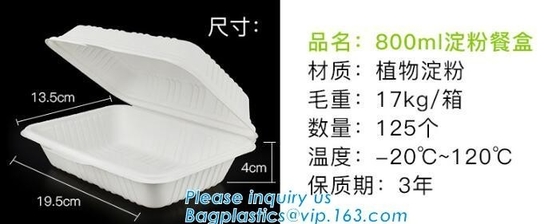 미생물에 의해 분해된 옥수수 전분 식료품 용기, 규제 정치 활동 위원회와 항공 새로운 자연 900 밀리람베르트 미생물에 의해 분해된 옥수수 전분 식료품 용기