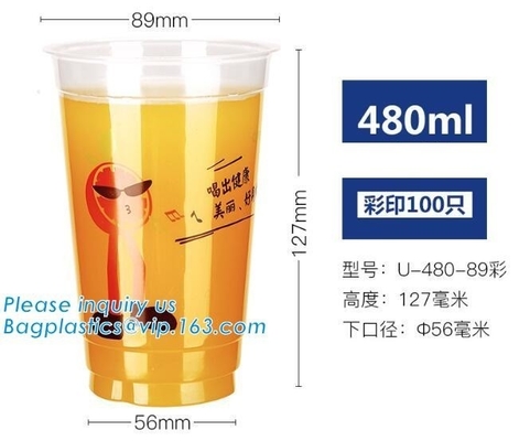 미생물에 의해 분해된 PLA 커피 컵 덮개, 뜨거운 sale4-17oz100% 미생물에 의해 분해된 환경 친화적 미생물에 의해 분해된 옥수수 녹말 CPLA는 잔 모양으로 만듭니다