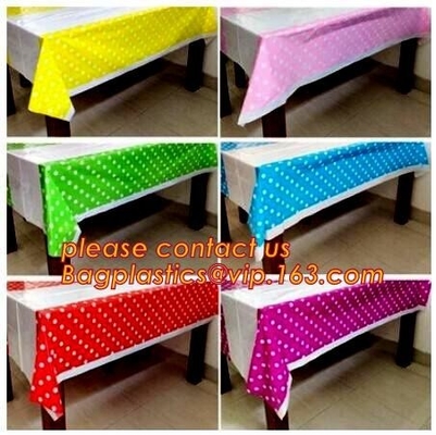 파트리 이벤트 데코라티와 결혼하기 위한 10Pcs 팩 방수 사각형 137 센티미터 Ｘ 274 센티미터 상덮개 식탁보 플라스틱 테이블 커버