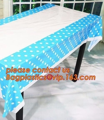 파트리 이벤트 데코라티와 결혼하기 위한 10Pcs 팩 방수 사각형 137 센티미터 Ｘ 274 센티미터 상덮개 식탁보 플라스틱 테이블 커버