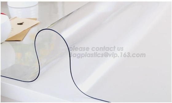 pvc 식탁보를 코팅한 세척할 수 있는 식탁보 명백한 pvc 상덮개, 내유성 끈 꽃은 상덮개 BAGEASE BAGPLAST를 잘라냅니다