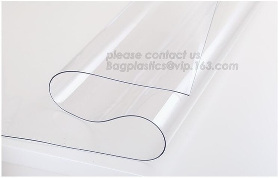 pvc 식탁보를 코팅한 세척할 수 있는 식탁보 명백한 pvc 상덮개, 내유성 끈 꽃은 상덮개 BAGEASE BAGPLAST를 잘라냅니다