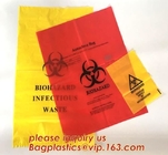공동 압출 PE 쓰레기 봉투, 인페치오사스를 위한 쓰레기 가방, 의학 소비재의 생물학적 위험 폐기처분 보급품 ＬＤＰＥ 플라스