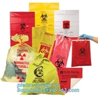 호스피셜, PE 평평하 버릴 수 있는 생물학적 위험 쓰레기 봉투 / 쓰레기백 / 쓰레기 가방, 백플라스틱스를 위한 의학 생물학적 위험 쓰레기백