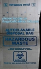 의학 소비재의 생물학적 위험 폐기처분 보급품, ＬＤＰＥ 플라스틱 의학 압력솥 가방, 생물학적 위험 폐기물 오물 처리 주머니