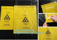의학 쓰레기통 라이너 백 생물학적 위험 폐기물 쓰레기 봉투, 건강 위해 물질 봉투, 생물학적 위험 쓰레기백 의료 폐기물 봉투,