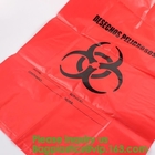 실험실, HDPE 생물학적 위험 가방, 생물학적 위험 쓰레기백, 600 Ｘ 500 밀리미터, Yellow-50/를 위한 폐기처분 가이드