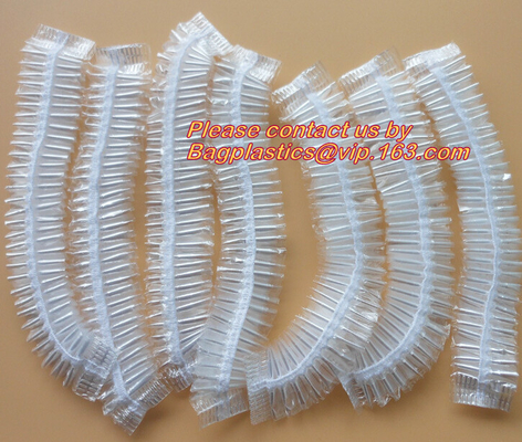 샤워 캡 호텔 캡을 방수 처리하는 ＬＤＰＥ / HDPE 주문 제작된 플라스틱 PE 호텔 버릴 수 있는 샤워 캡, eco 생 분해성 플라스틱
